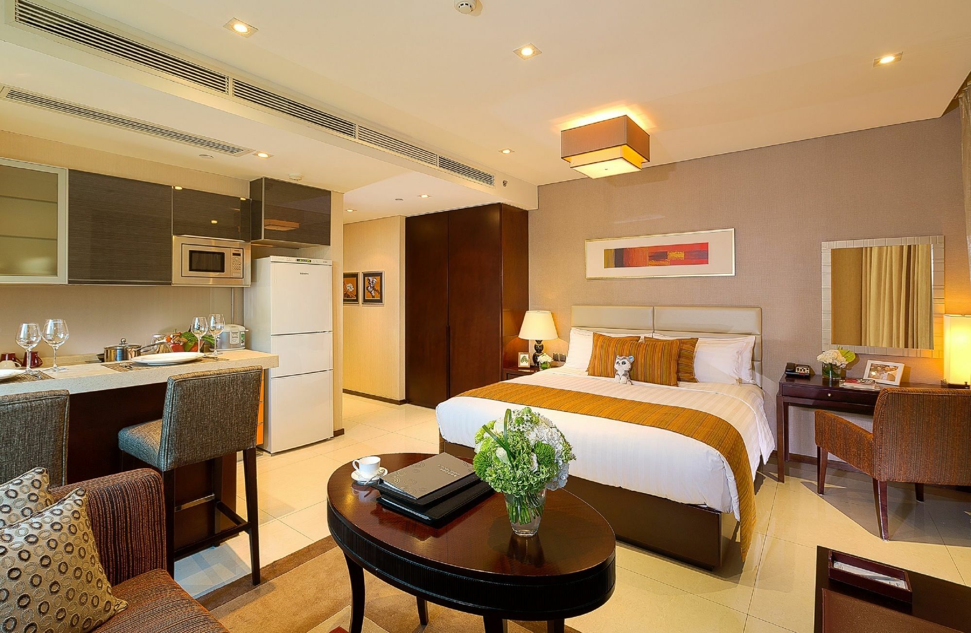 Oakwood Residence Funder Thành Đô Ngoại thất bức ảnh