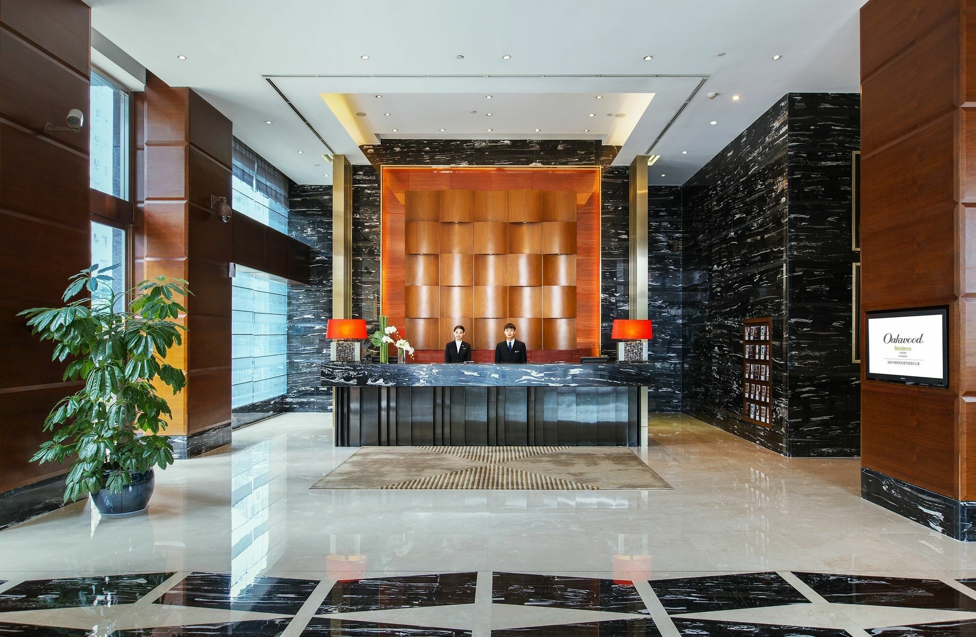 Oakwood Residence Funder Thành Đô Ngoại thất bức ảnh