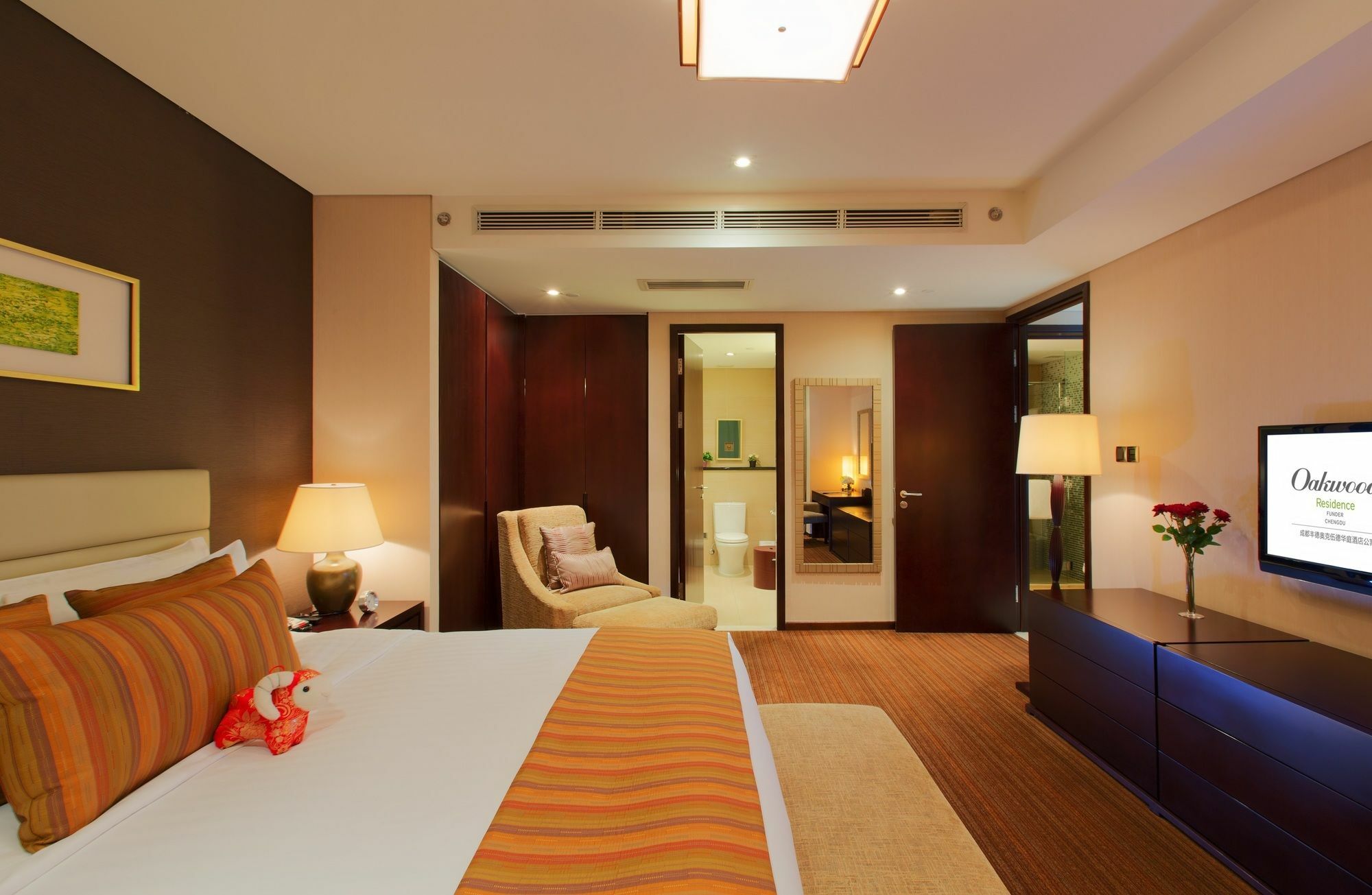 Oakwood Residence Funder Thành Đô Ngoại thất bức ảnh